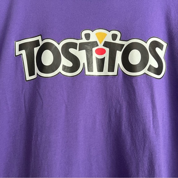Tostitos Graphic T-Shirt Purple Short Sleeve XL Unisex - Picture 2 of 5